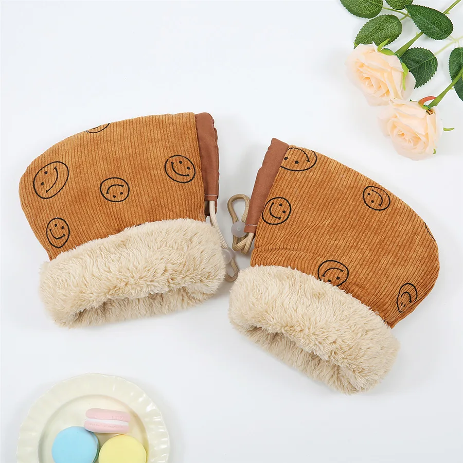 Guantes de invierno infantiles para bicicleta con dibujos animados