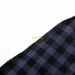 Conjunto fotográfico bebé: chaleco a cuadros con almohada