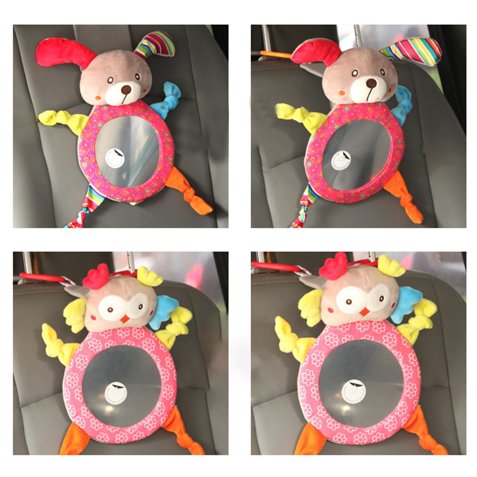 Espejo retrovisor infantil para coche con vista ajustable - imagen 4