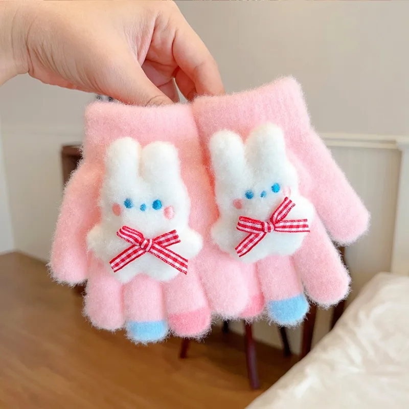 Guantes de invierno infantiles peluche con agarre antideslizante - imagen 2