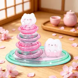 Pegatinas infantiles de animales en relieve para álbum y estuche