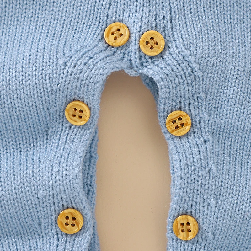 Pelele de punto con conejo para bebé Primavera-Otoño - imagen 2