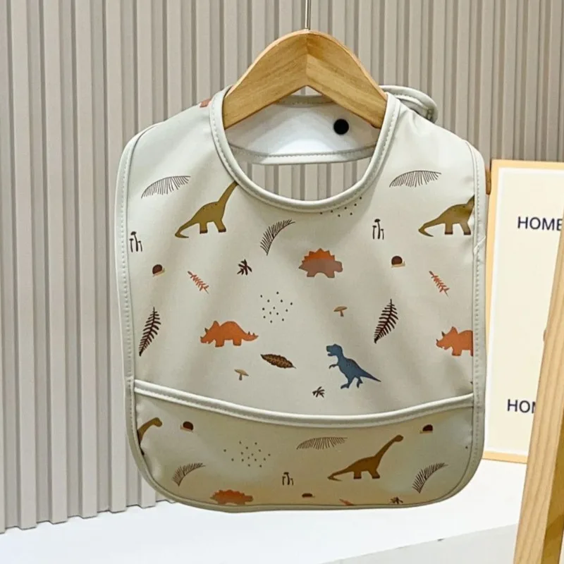 Baberos impermeables para bebé con estampado de dibujos animados - imagen 2
