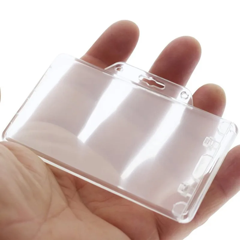 Porta credenciales transparente para enfermera – ABS resistente - imagen 2
