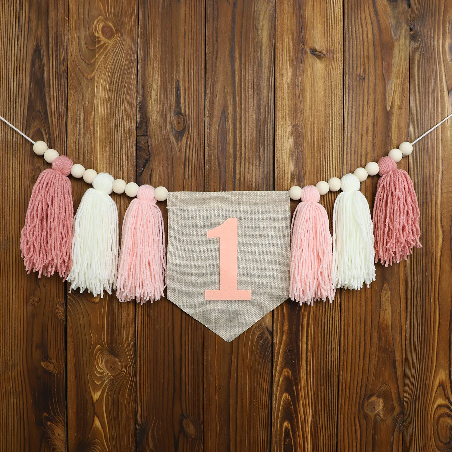Banderines bohemios para primer cumpleaños – Decoración infantil