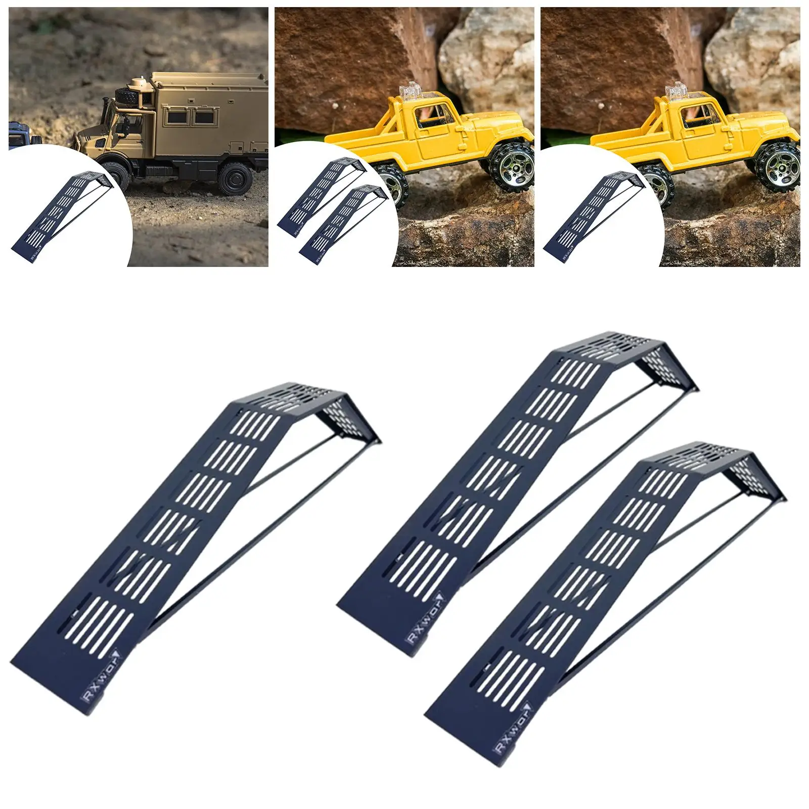 Rampa de obstáculos RC en aluminio para coches crawler hobby - imagen 5