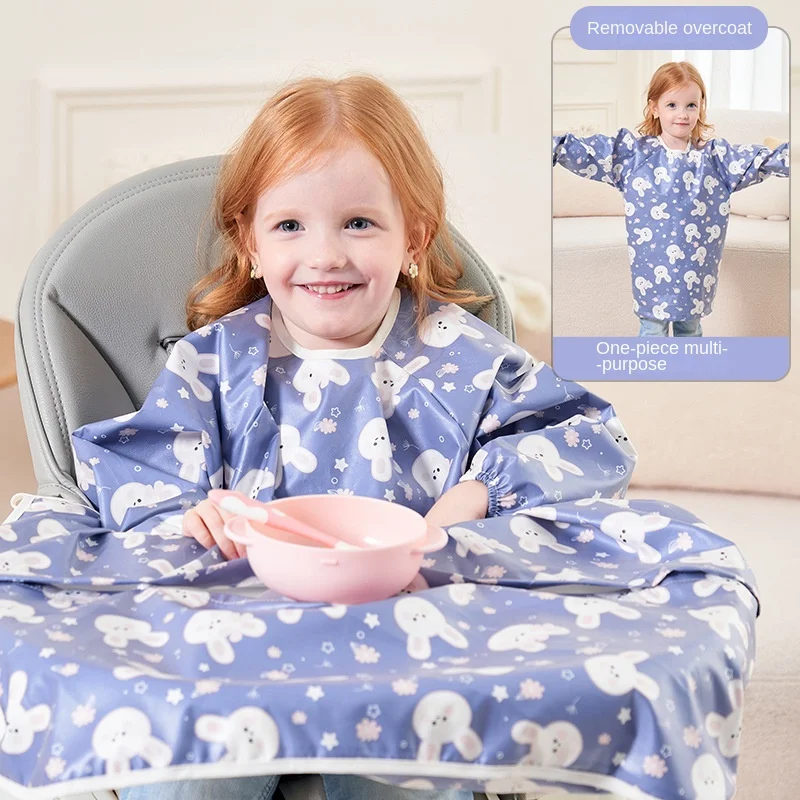 Babero impermeable de silicona para bebés - imagen 2