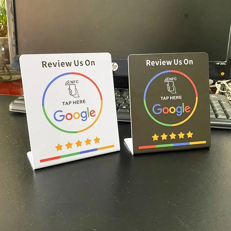 Soporte NFC programable para reseñas de Google – 13,56 MHz