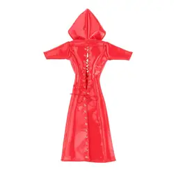 Cortavientos de cuero PU para figura de acción, diseño premium