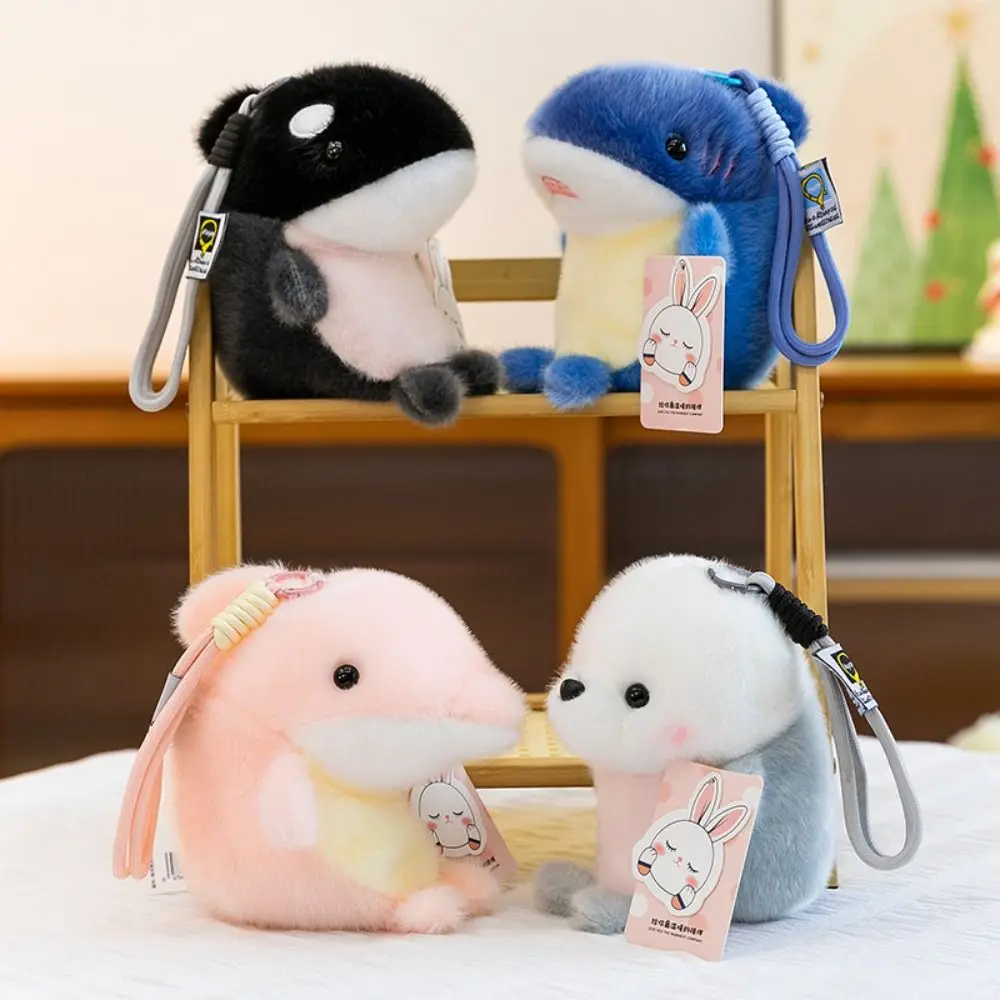 Llavero infantil de peluche marino con delfín y orca para niñas - imagen 3