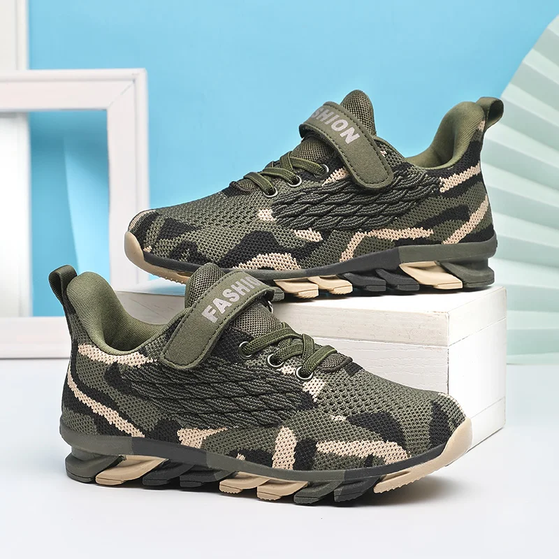 Zapatillas deportivas con camuflaje para niño - imagen 3