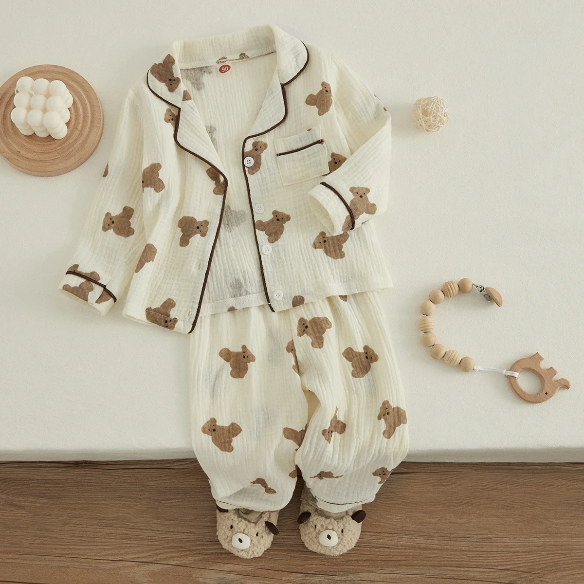 Conjunto VISgogo en color albaricoque