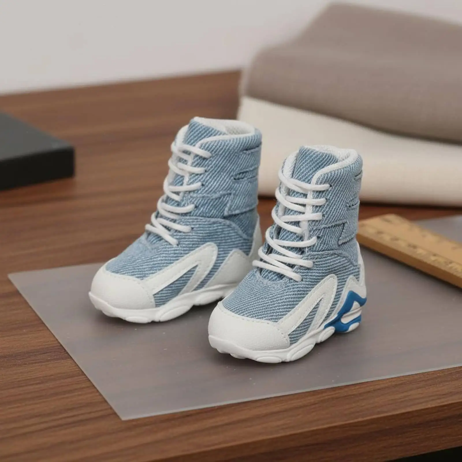 Zapatos para muñecas BJD hechos a mano con cierre de cordones - imagen 5