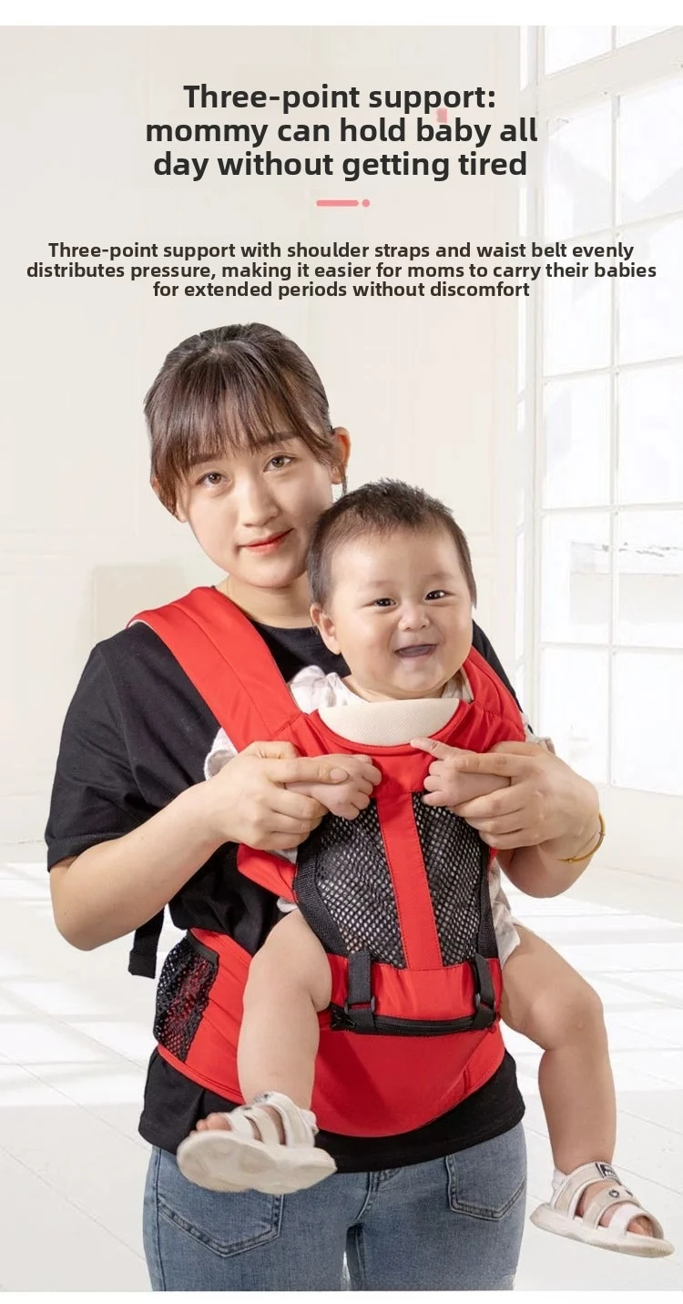 Portabebés ergonómico frontal para cintura, listo para el paseo