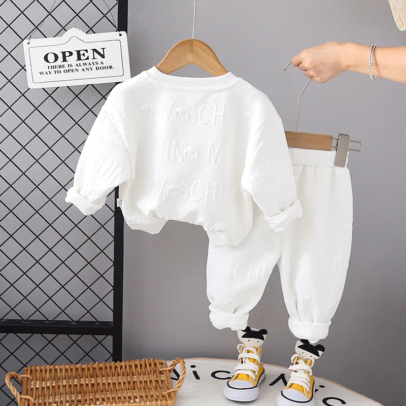 Conjunto de ropa de bebé niña primavera y otoño manga larga y pantalón - imagen 2