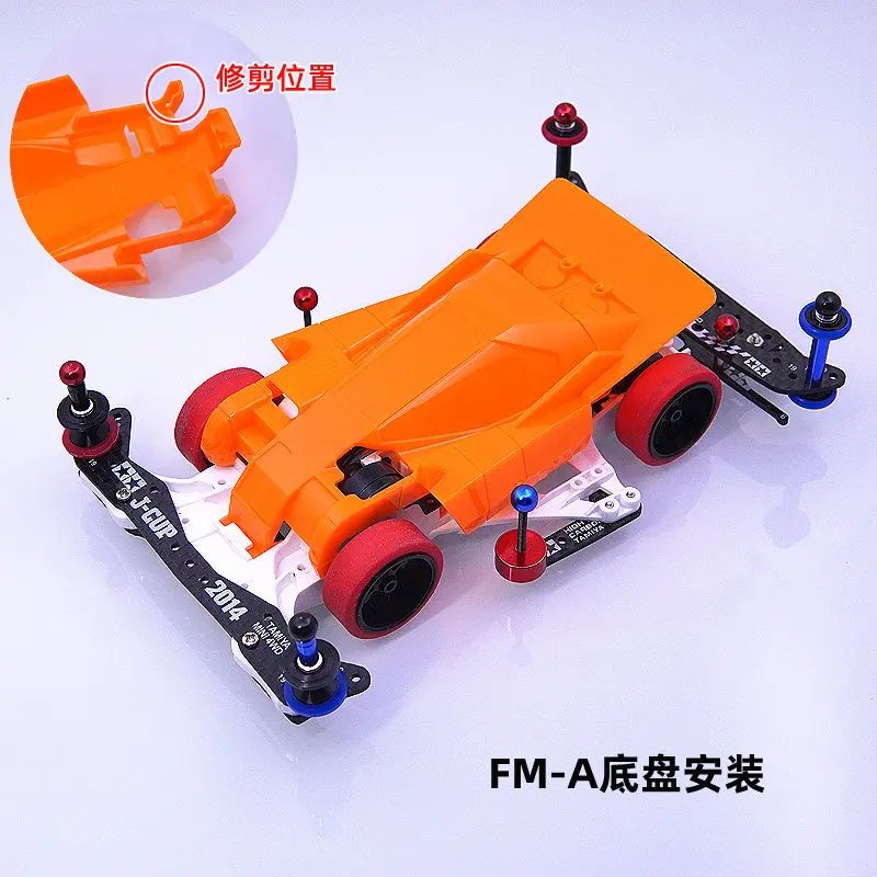 Piezas Mini 4WD a mano con carcasa dura Astute, Crimson y Burning Sun - imagen 3