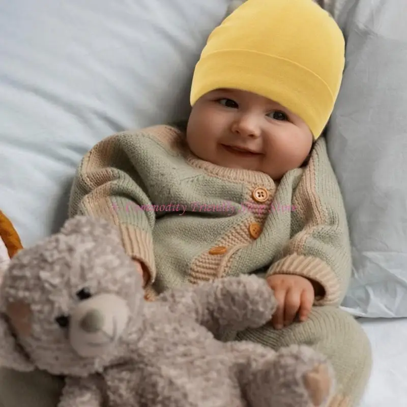 Gorro bebé transpirable suave de punto para diario - imagen 3