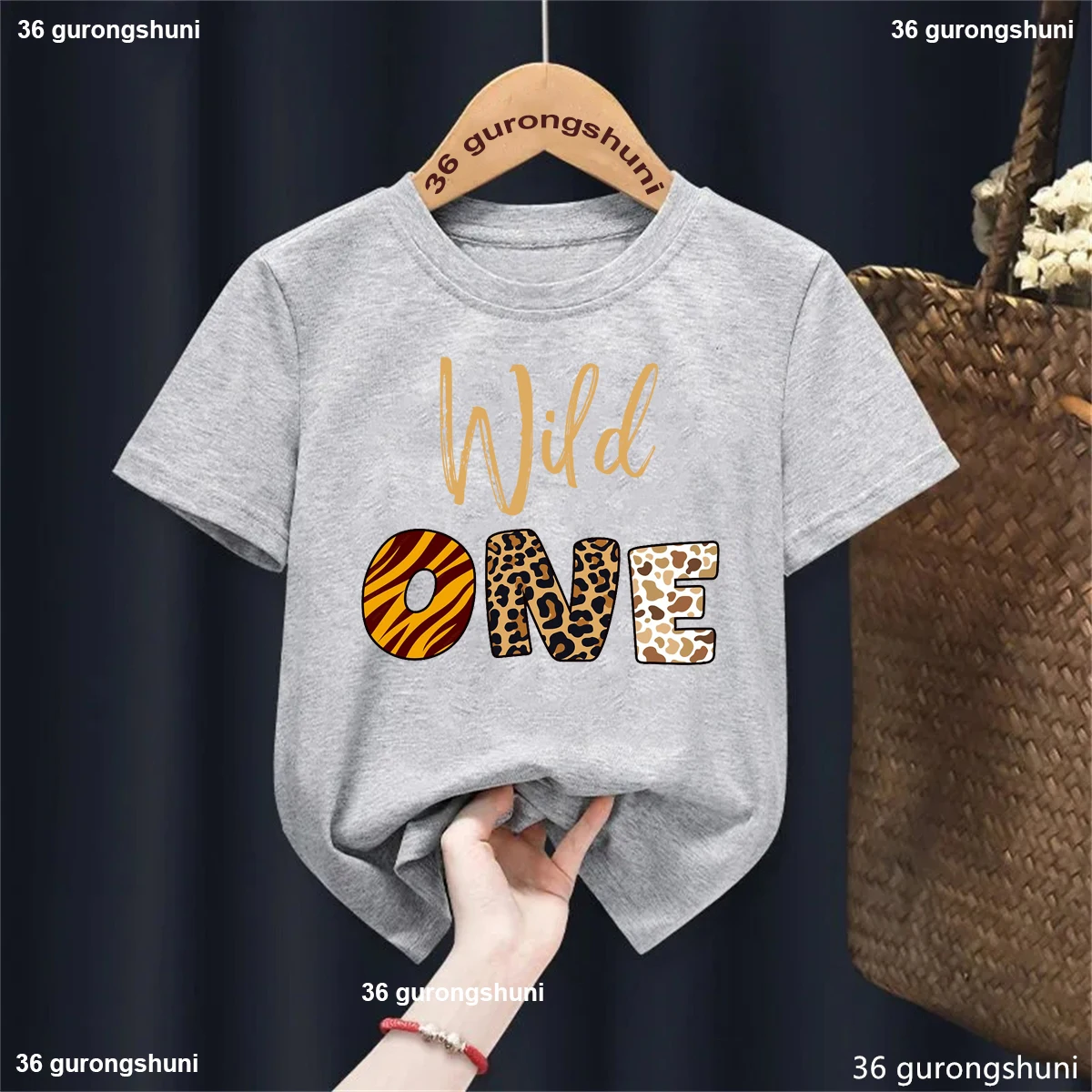 Camiseta primer cumpleaños Wild One para niños y niñas - imagen 2