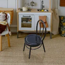 Silla para casa de muñecas en miniatura, maqueta ferroviaria