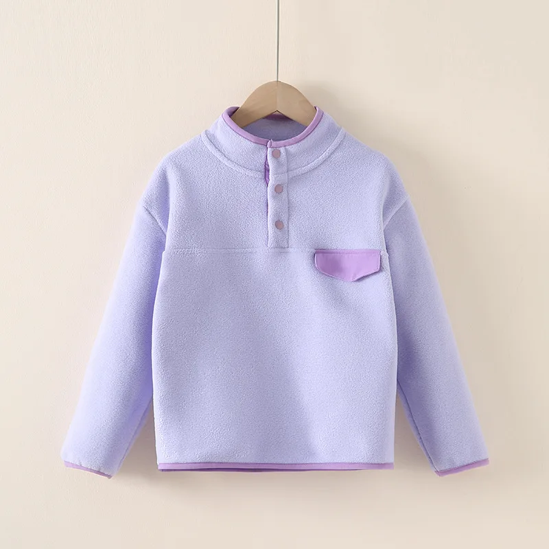 Jersey lana de manga larga para niñas – invierno cálido