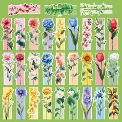 Marcapáginas floral para niños – Diseño original de flores de primavera