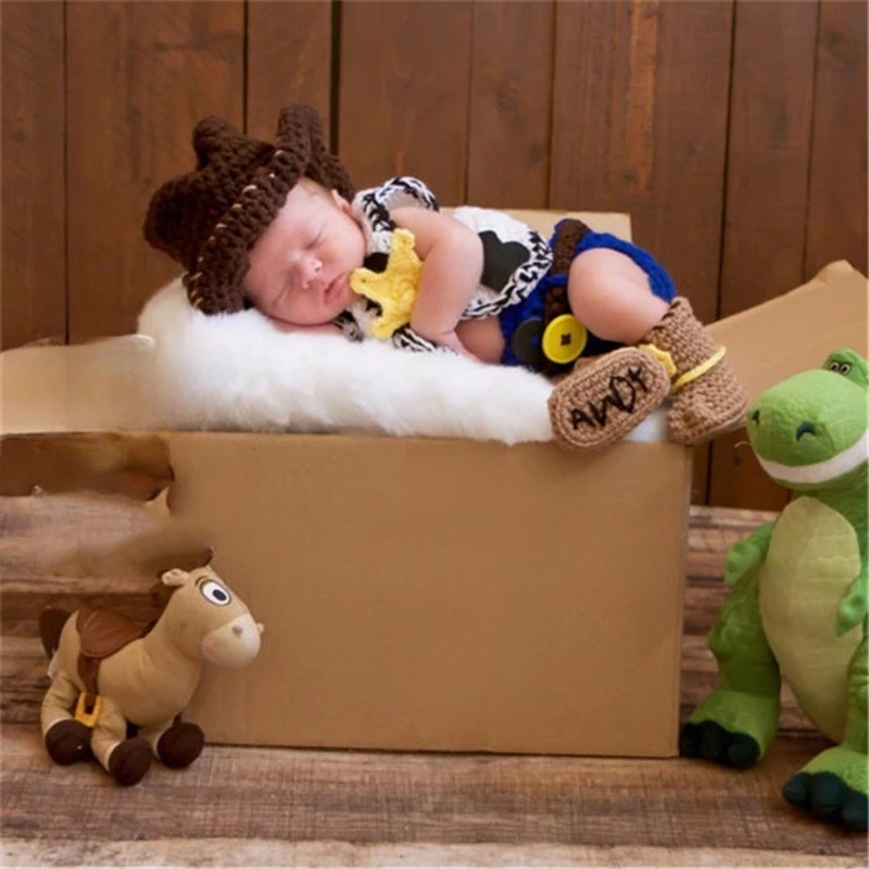 Disfraz sheriff Toy Story para fotografía de recién nacido - imagen 4