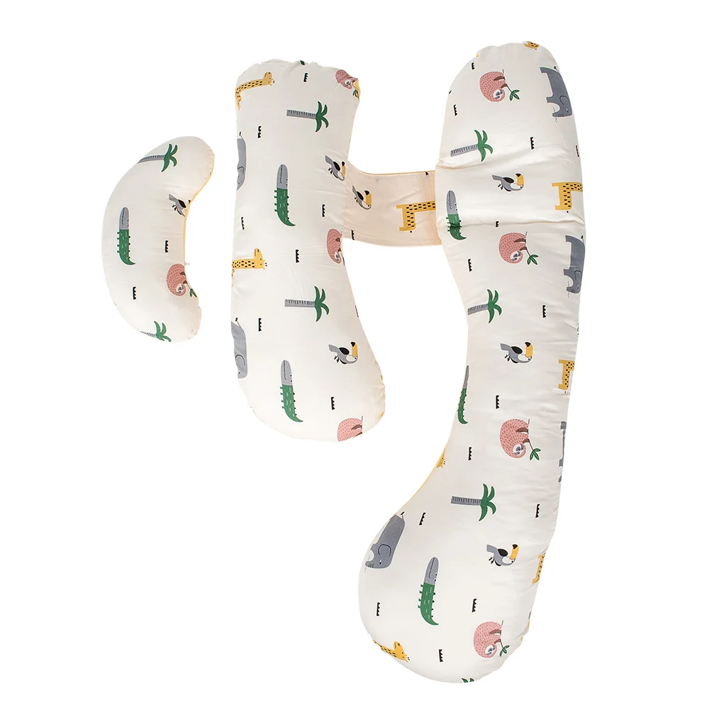 Almohada de embarazo con funda desmontable y soporte lumbar - imagen 3