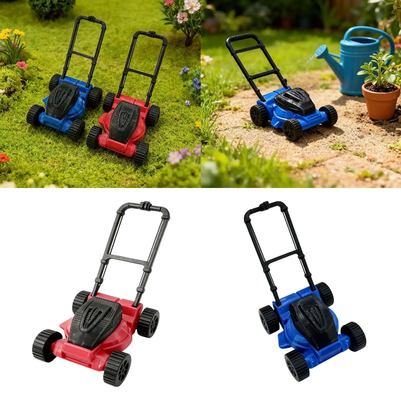Figura cortacésped realista para casa de muñecas – Mini adorno paisaje - imagen 4