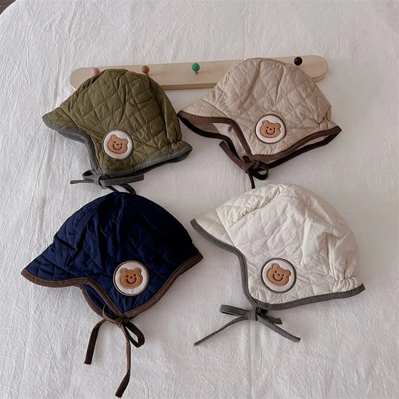 MILANCEL Gorro de invierno bordado con forro de piel para niños - imagen 3