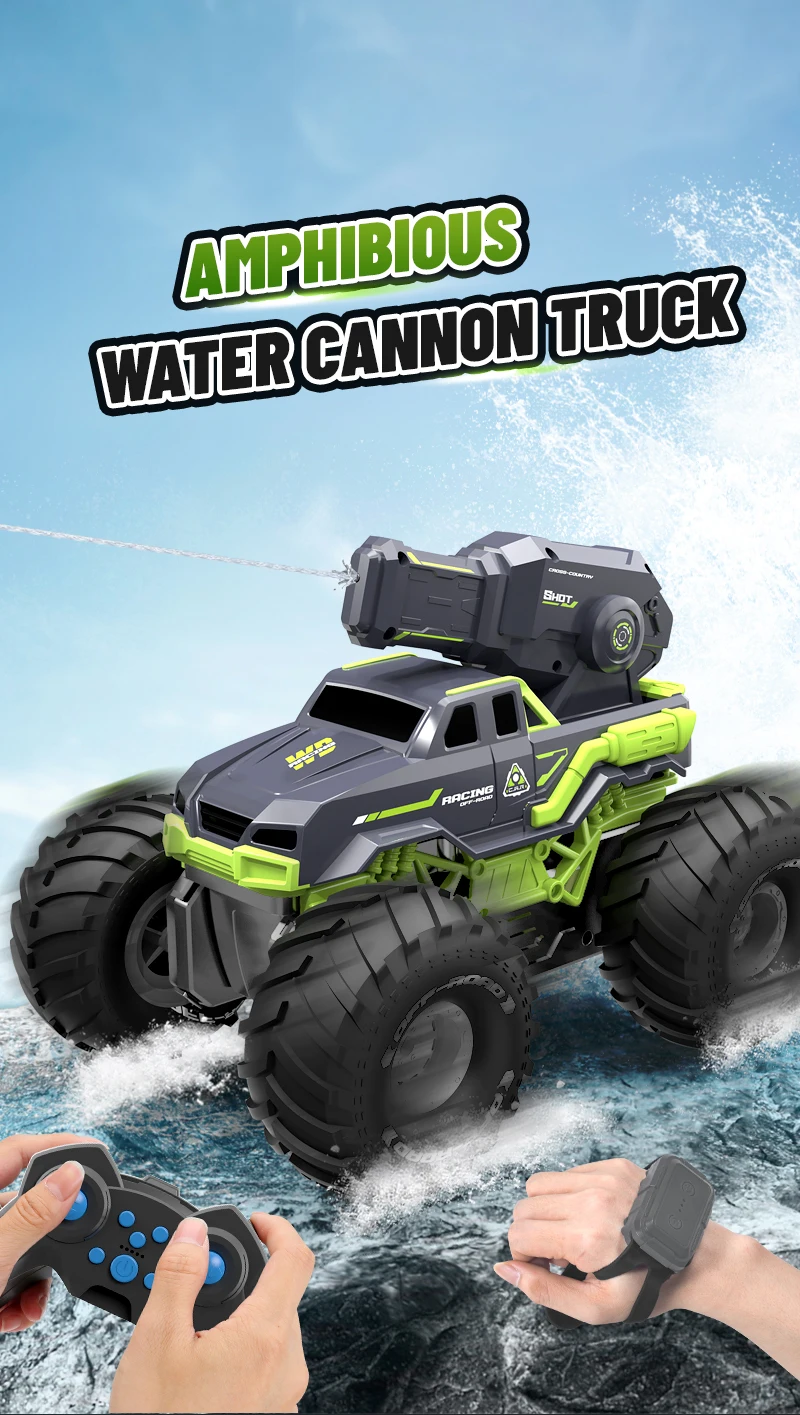 Vehículo acuático RC con chorro de agua