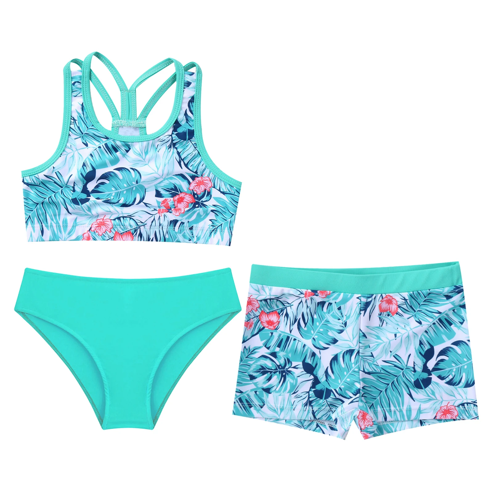 Pantalones cortos de natación y calzoncillos a juego