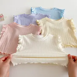 MILANCEL Conjunto veraniego infantil: camiseta sin mangas y shorts