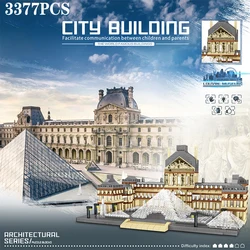 Bloques de construcción Louvre – Maqueta arquitectónica educativa