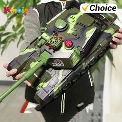 Tanque teledirigido de radio con luces y sonido para niños