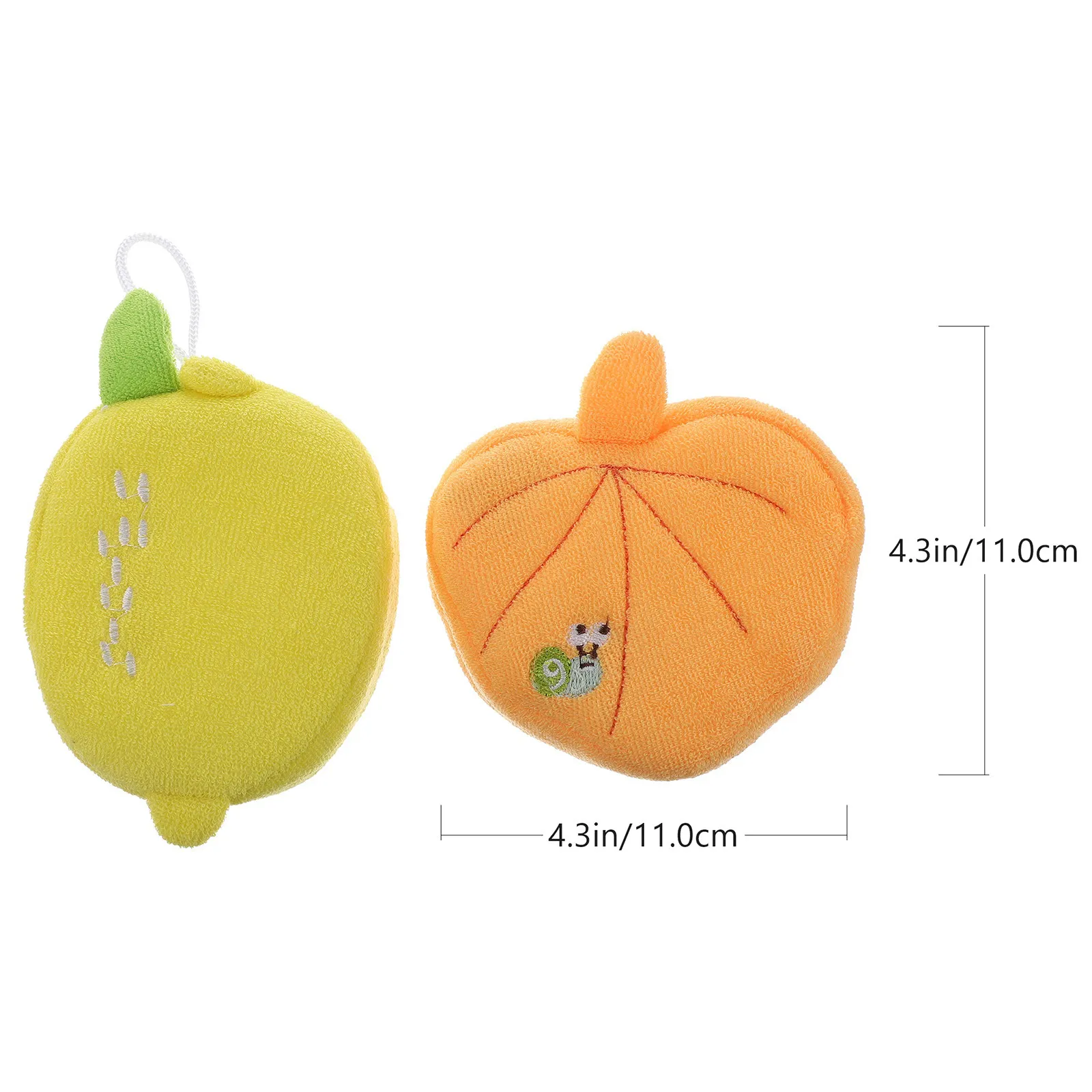 Esponjas de baño para bebés de frutas – exfoliantes suaves diarias - imagen 2