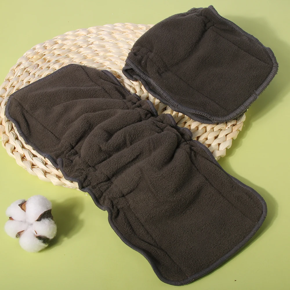 Insertos pañales bambú reutilizables almohadillas suaves para bebé - imagen 3