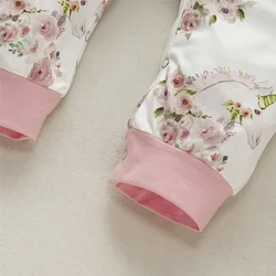 Mono bebé niña pelele rosa manga larga 0-24 meses