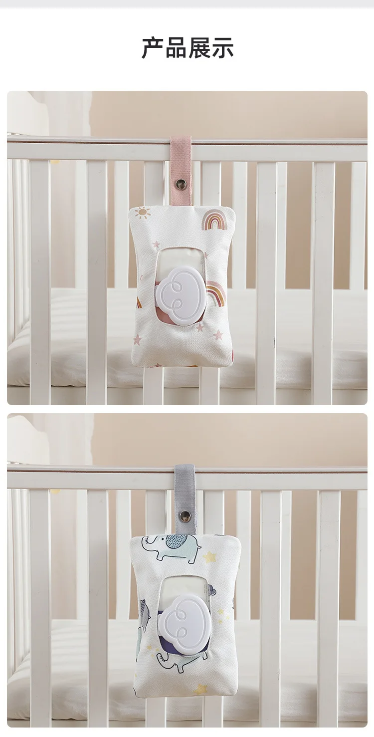 Soporte de toallitas portátil de algodón como kit multipropósito