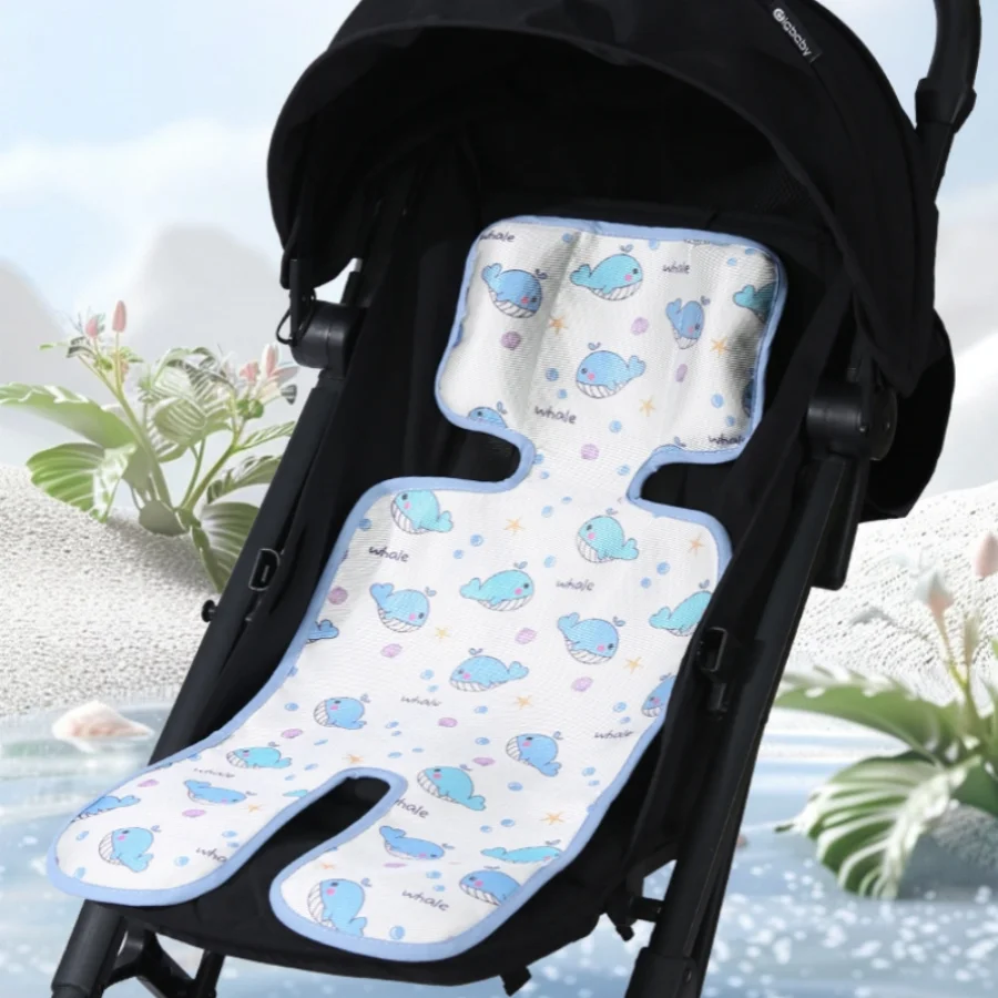 Esterilla transpirable para cochecito de bebé con cojín fresco - imagen 2