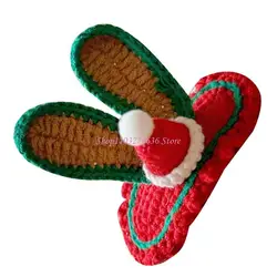 Pinza para el pelo navideño de lana elegante con orejas