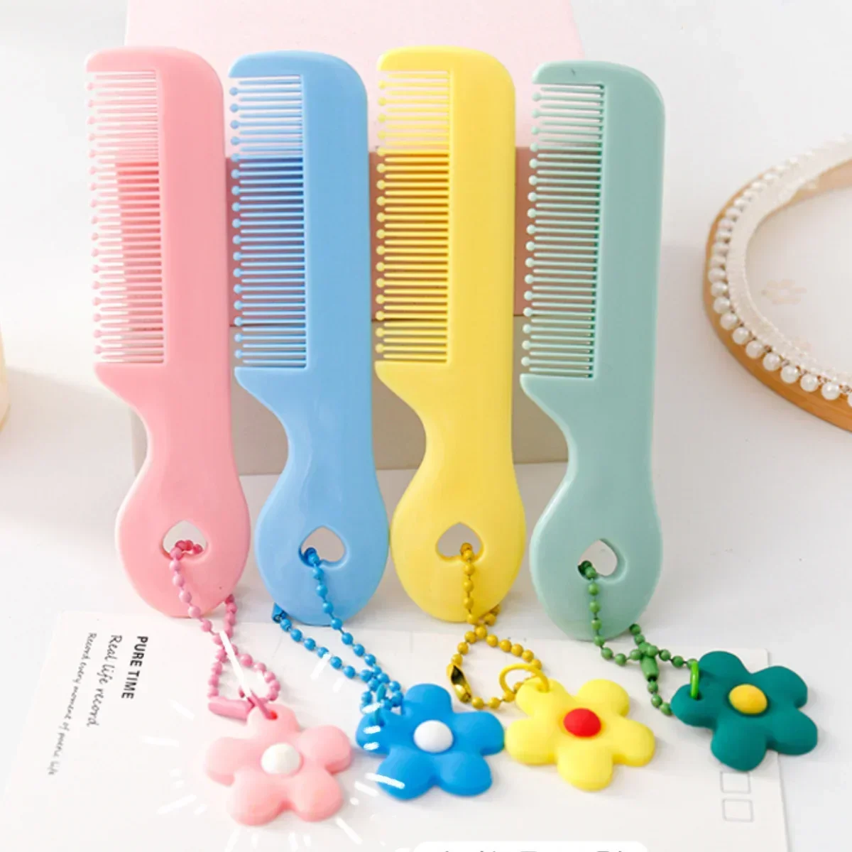 Cepillo desenredante infantil para niñas – Mini peine portátil - imagen 4