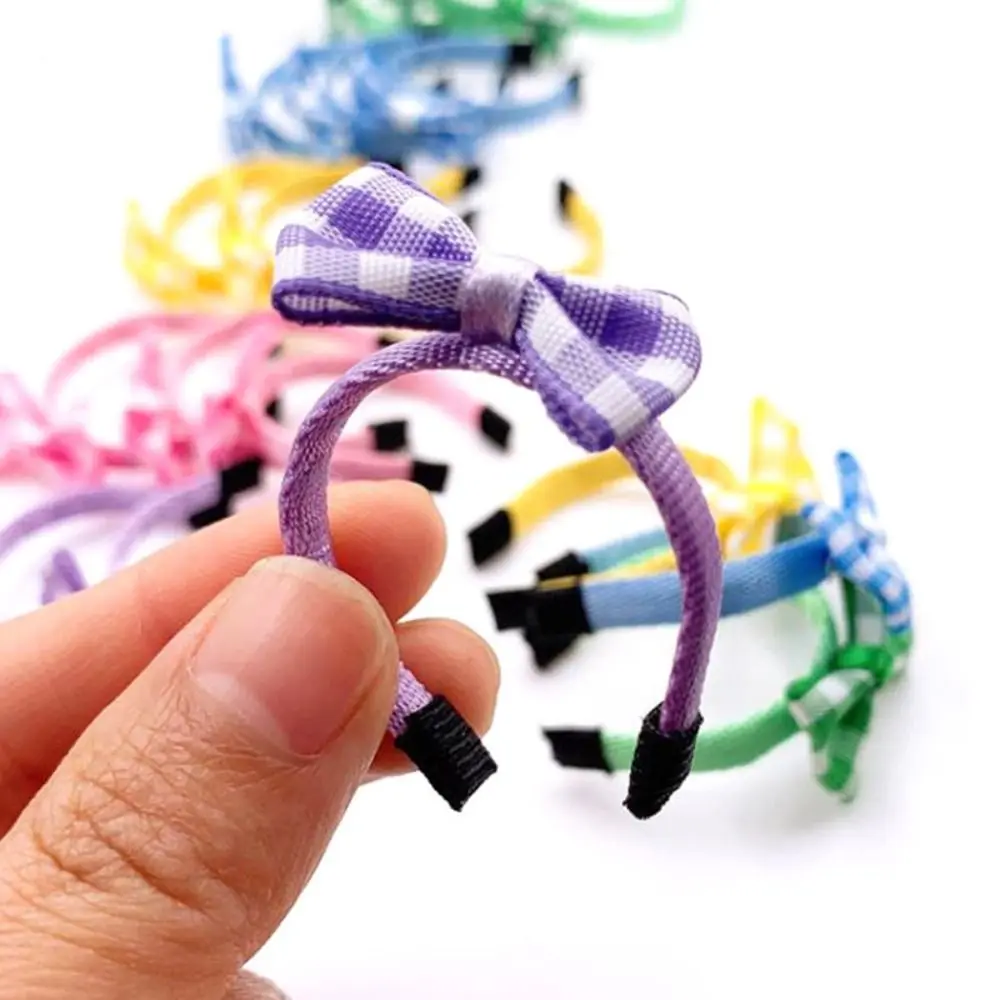Diadema con lazo para muñeca, accesorio hecho a mano estilo boutique - imagen 5