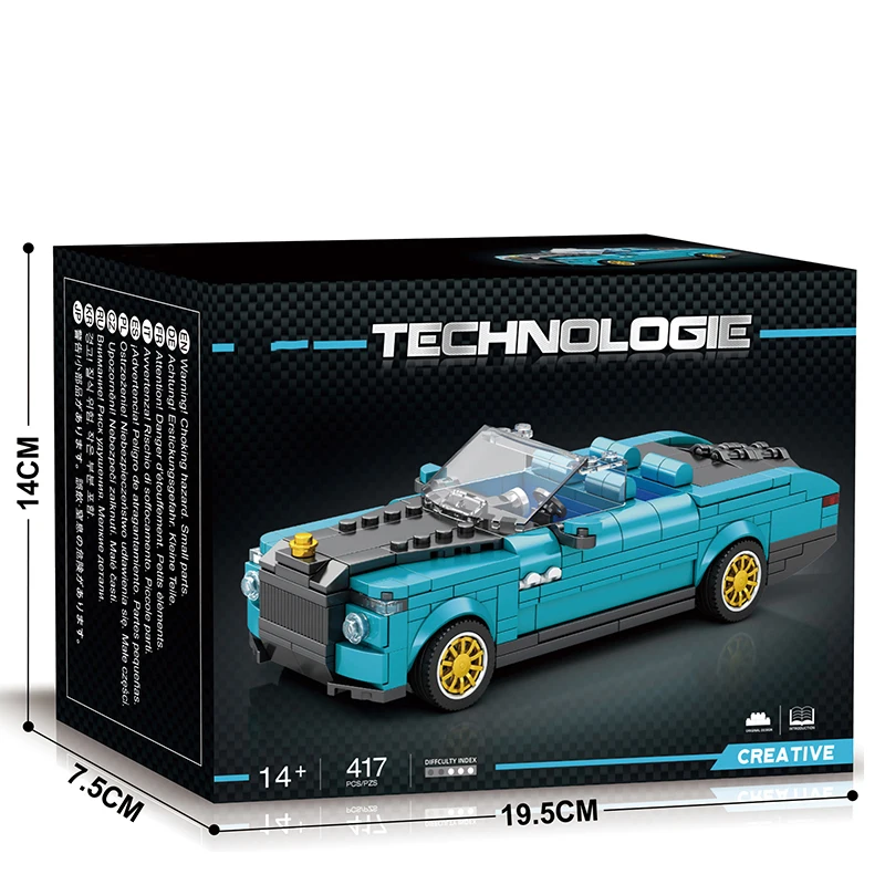 Coche convertible de construcción para niños – Escala 1:24 - imagen 3