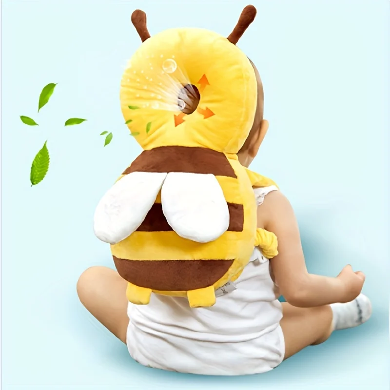 Gorro Little Bee en color verde con diseño de abeja