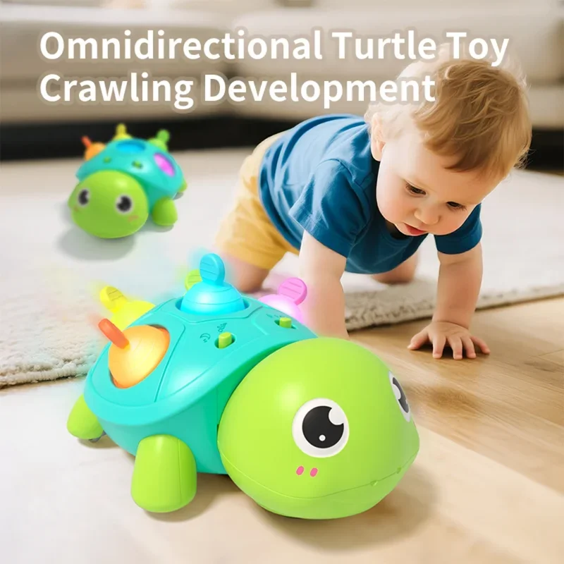 Tortuga musical interactiva para bebés – tiempo de barriga - imagen 5