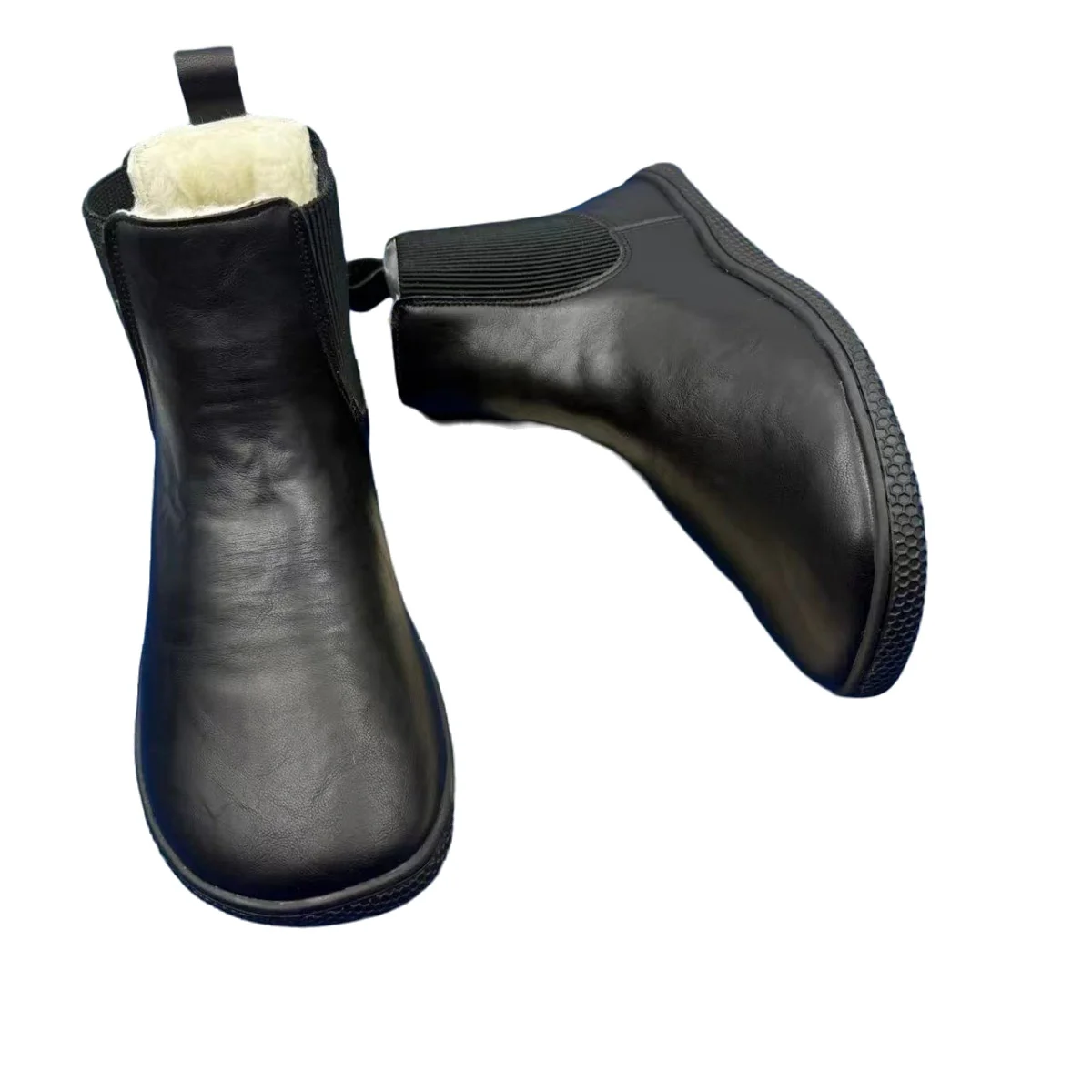 Tipsietoes Botines Chelsea de piel con caída cero para niños - imagen 5