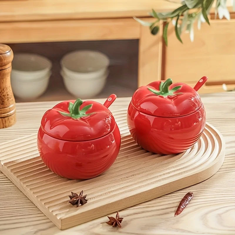Tarro de especias decorativo en mesa