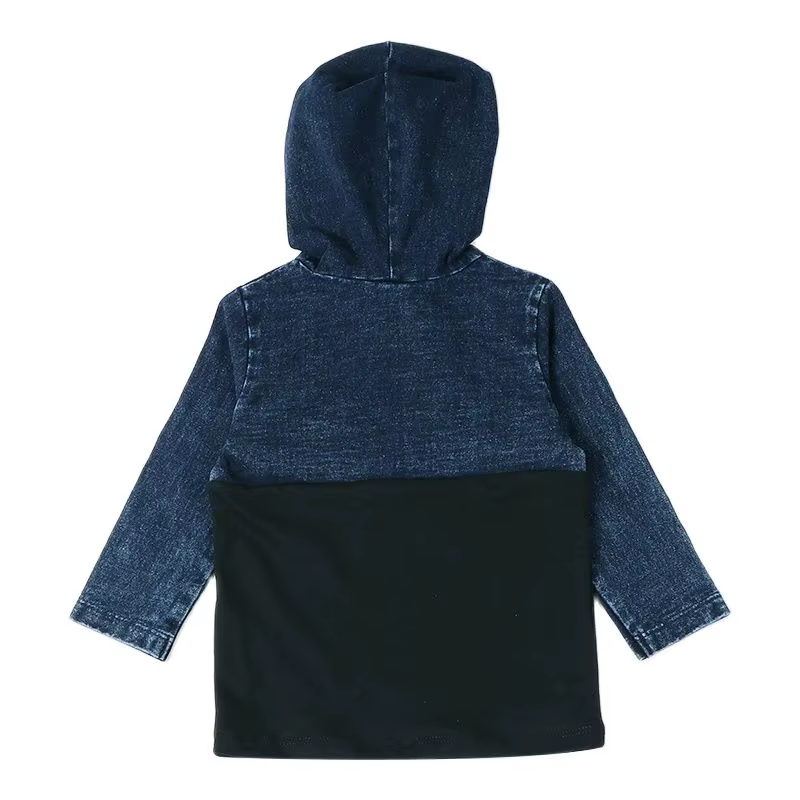Camiseta vaquera con capucha para bebé y niño – Otoño Invierno