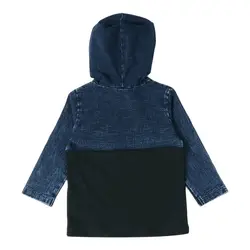Camiseta vaquera con capucha para bebé y niño – Otoño Invierno