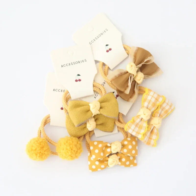 Bandas elásticas lazo para cabello bebé niño – Set cómodo duradero - imagen 4